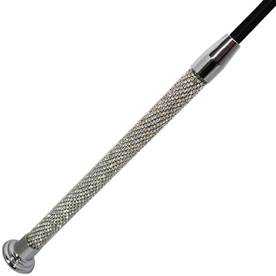 Rhinestone Handle Riding Crop