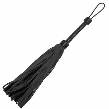 Suede Flogger With Loop Tail