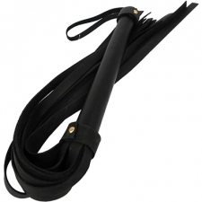 Leather Covered Wood Handle Flogger Leather Covered Wood Handle Flogger