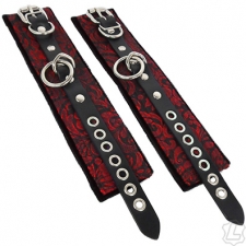 Brocade And Velvet BDSM Cuffs Brocade And Velvet BDSM Cuffs