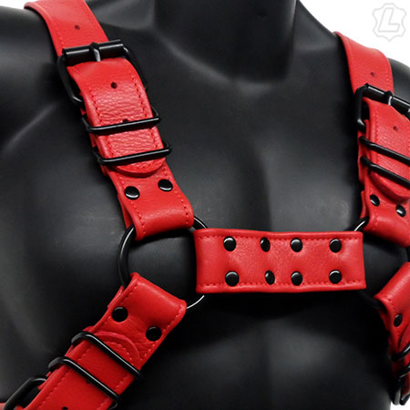 Garment Leather Bulldog Harness