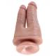 King Cock Double Penetrator - Beige